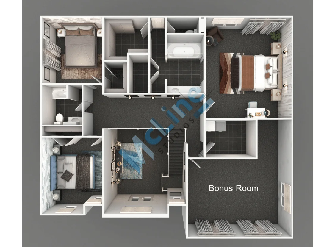 3D Floor Plan Sample -3