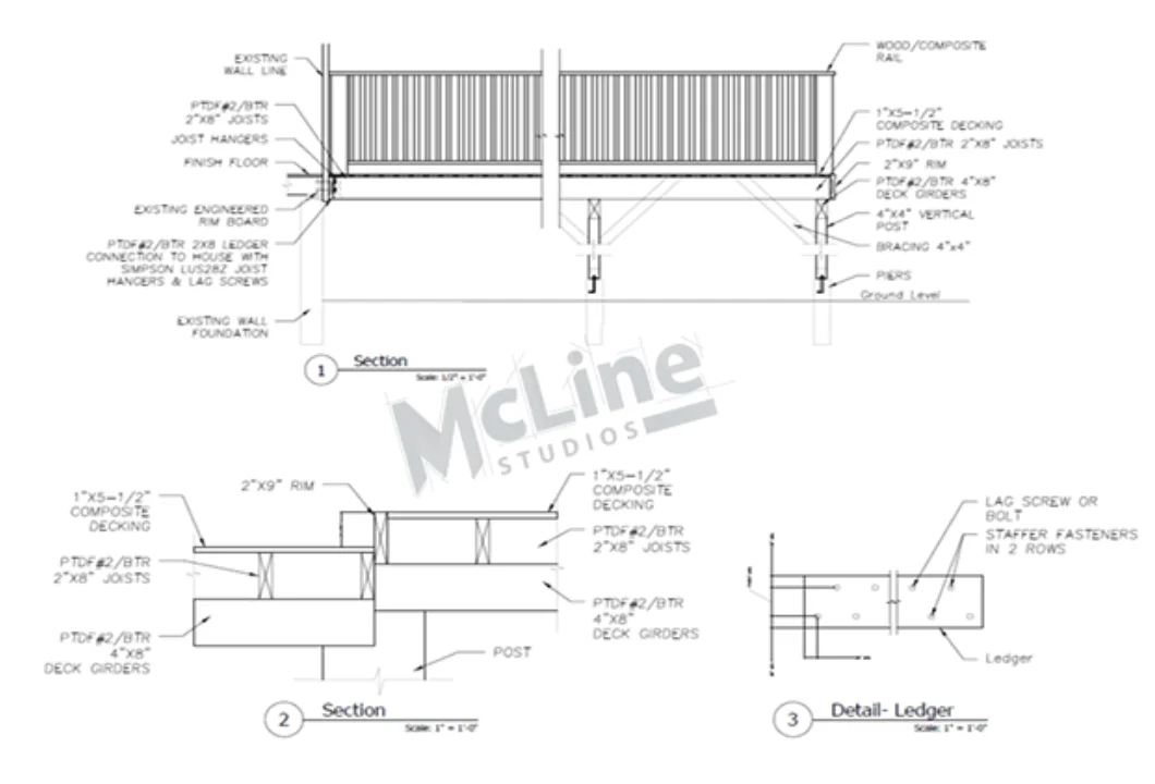 Deck Shop Drawings