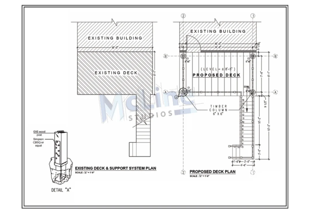 Deck Shop Drawings