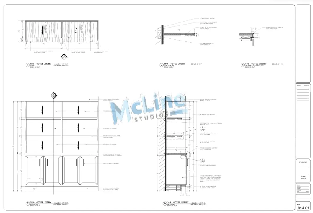 Cabinet Shop Drawings