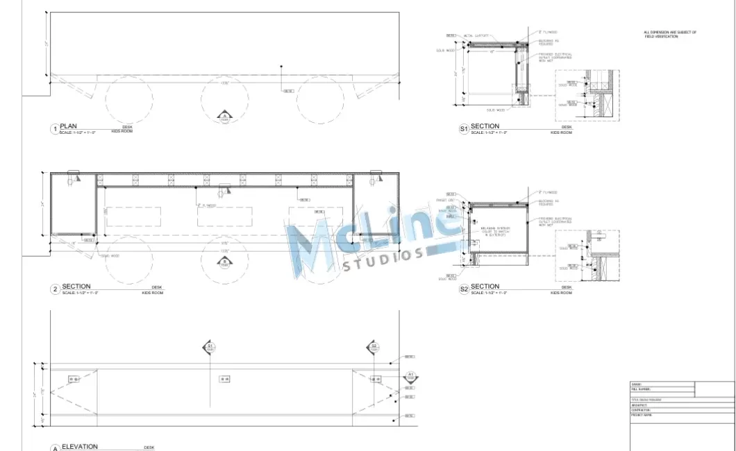 Millwork Drafting Services - McLine Studios