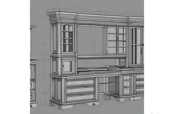 Millwork CAD Model - 3D