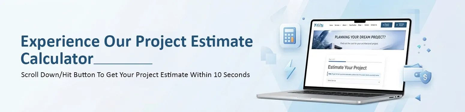 Architectural project estimate calculator