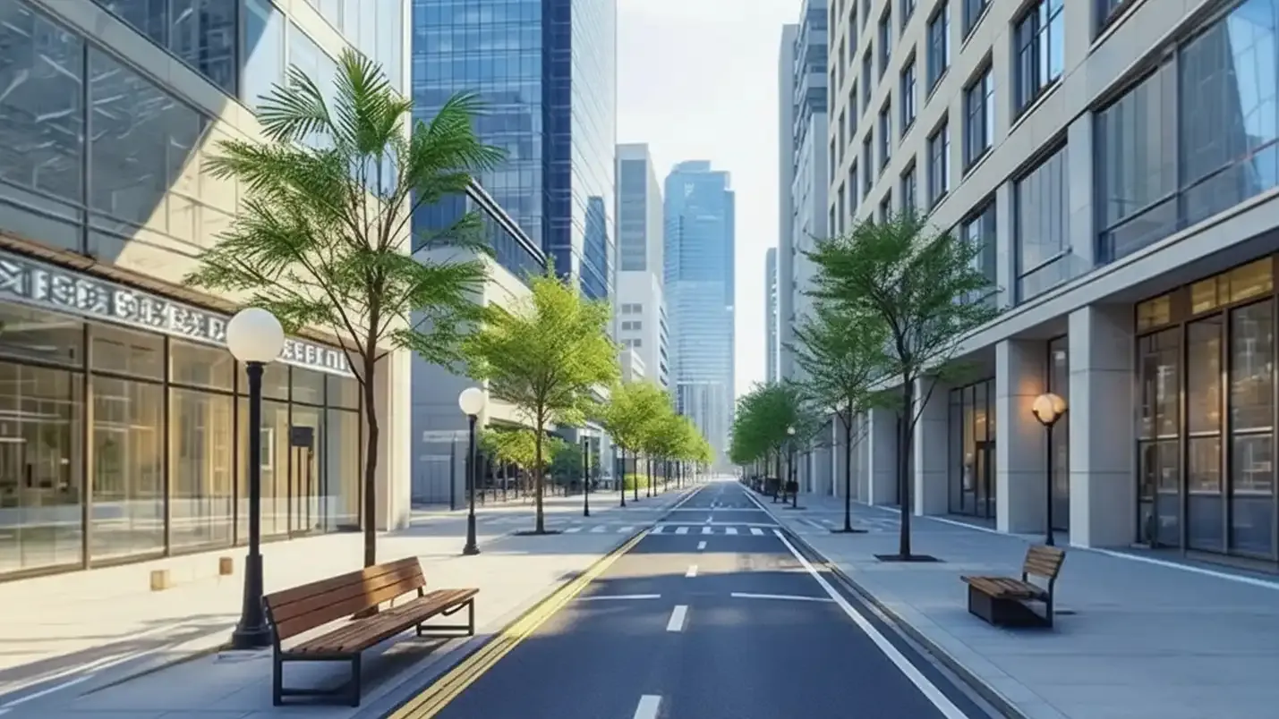 Streetscape rendering